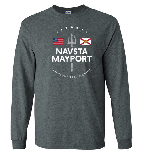 Load image into Gallery viewer, NAVSTA Mayport - Men&#39;s/Unisex Long-Sleeve T-Shirt-Wandering I Store
