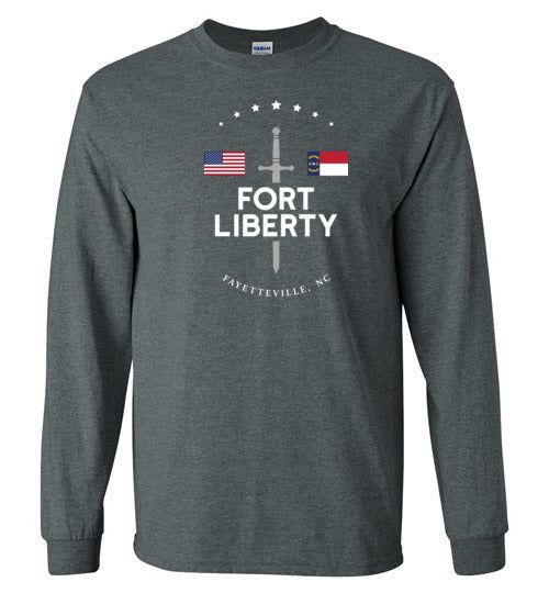 Load image into Gallery viewer, Fort Liberty - Men&#39;s/Unisex Long-Sleeve T-Shirt-Wandering I Store
