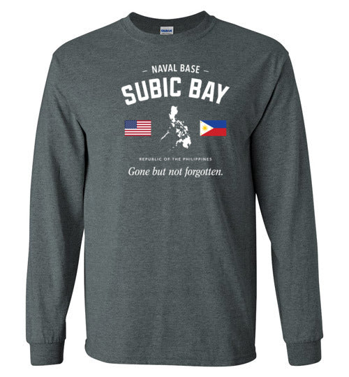 Load image into Gallery viewer, Naval Base Subic Bay &quot;GBNF&quot; - Men&#39;s/Unisex Long-Sleeve T-Shirt-Wandering I Store
