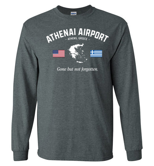 Athenai Airport "GBNF" - Men's/Unisex Long-Sleeve T-Shirt-Wandering I Store