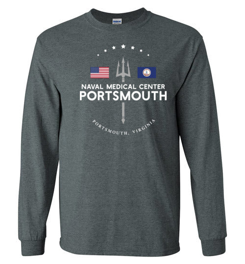 Load image into Gallery viewer, Naval Medical Center Portsmouth - Men&#39;s/Unisex Long-Sleeve T-Shirt-Wandering I Store
