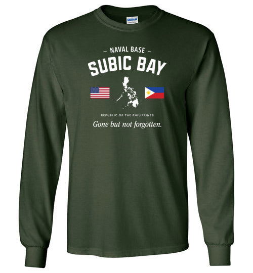 Load image into Gallery viewer, Naval Base Subic Bay &quot;GBNF&quot; - Men&#39;s/Unisex Long-Sleeve T-Shirt-Wandering I Store
