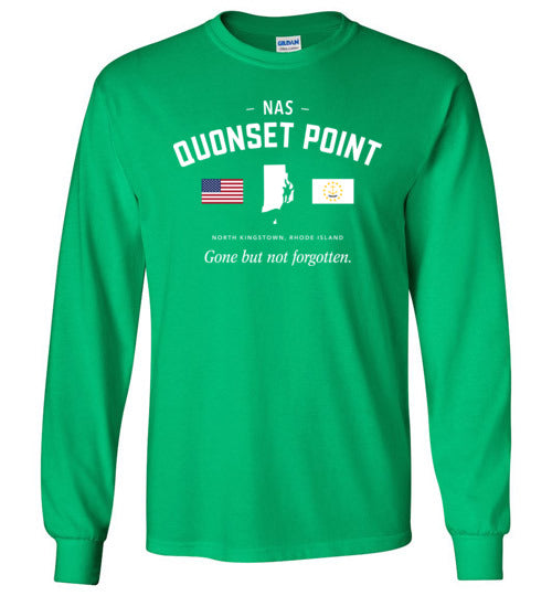 NAS Quonset Point "GBNF" - Men's/Unisex Long-Sleeve T-Shirt-Wandering I Store
