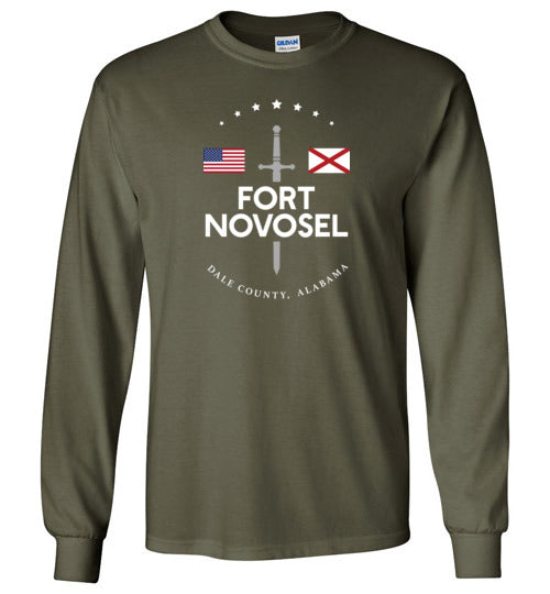 Fort Novosel - Men's/Unisex Long-Sleeve T-Shirt-Wandering I Store