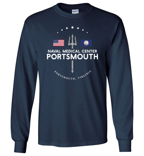 Naval Medical Center Portsmouth - Men's/Unisex Long-Sleeve T-Shirt-Wandering I Store
