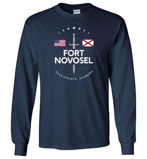 Fort Novosel - Men's/Unisex Long-Sleeve T-Shirt-Wandering I Store