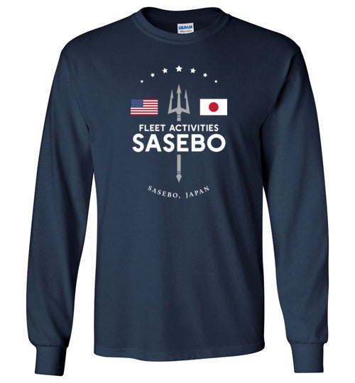 Load image into Gallery viewer, Fleet Activities Sasebo - Men&#39;s/Unisex Long-Sleeve T-Shirt-Wandering I Store
