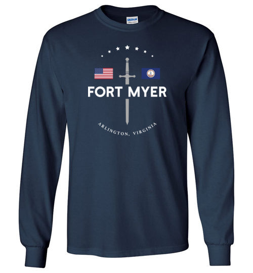 Load image into Gallery viewer, Fort Myer - Men&#39;s/Unisex Long-Sleeve T-Shirt-Wandering I Store
