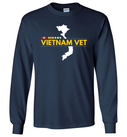 Vietnam Vet - Men's/Unisex Long-Sleeve T-Shirt-Wandering I Store