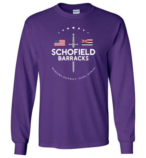 Schofield Barracks - Men's/Unisex Long-Sleeve T-Shirt-Wandering I Store