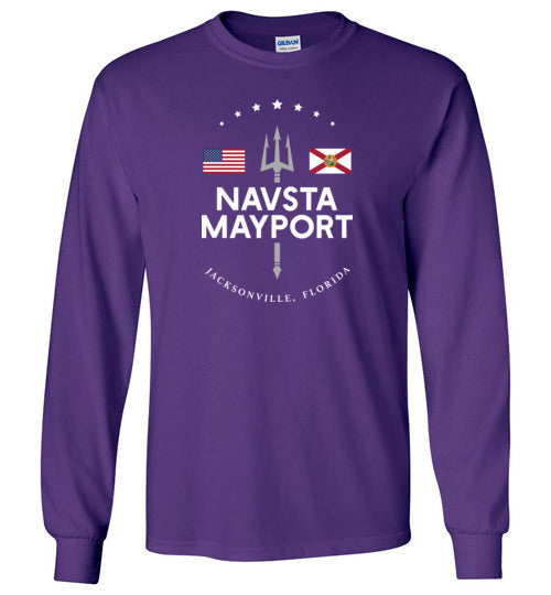 NAVSTA Mayport - Men's/Unisex Long-Sleeve T-Shirt-Wandering I Store