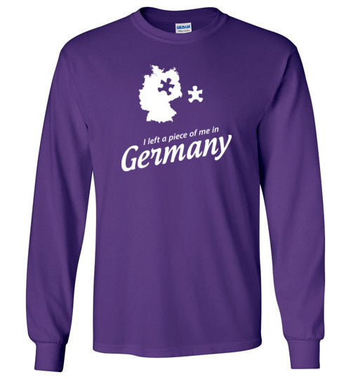 I Left a Piece of Me in Germany - Men's/Unisex Long-Sleeve T-Shirt-Wandering I Store