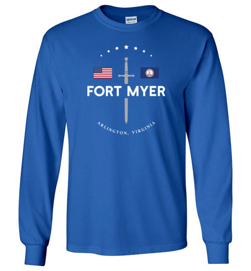 Load image into Gallery viewer, Fort Myer - Men&#39;s/Unisex Long-Sleeve T-Shirt-Wandering I Store
