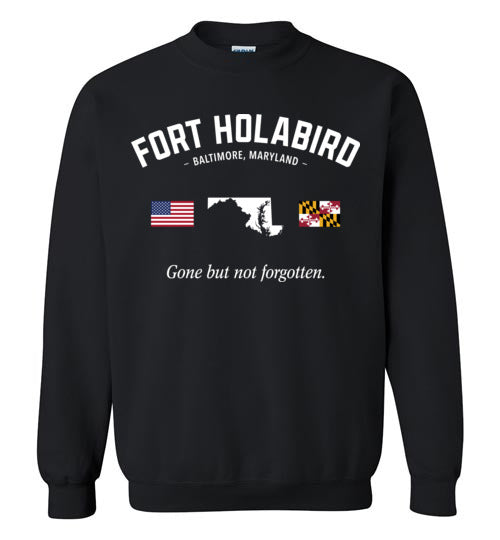 Fort Holabird "GBNF" - Men's/Unisex Crewneck Sweatshirt-Wandering I Store