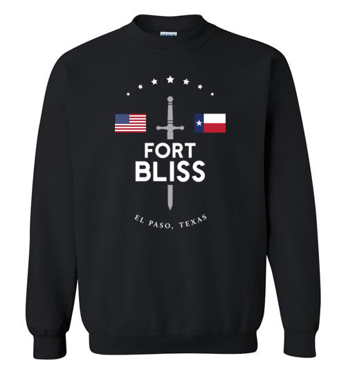 Load image into Gallery viewer, Fort Bliss - Men&#39;s/Unisex Crewneck Sweatshirt-Wandering I Store

