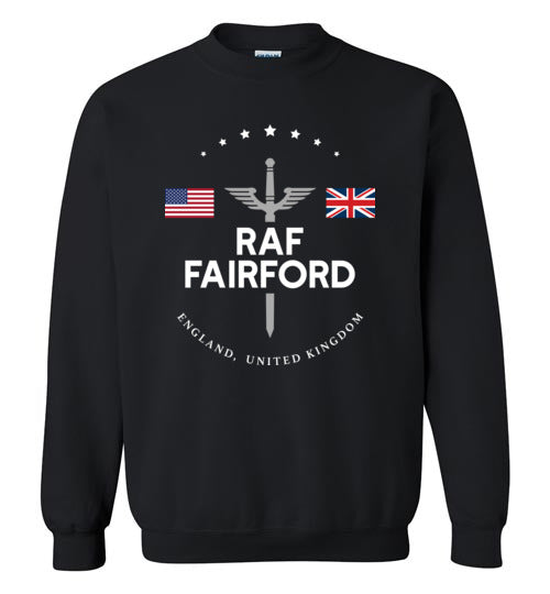 RAF Fairford - Men's/Unisex Crewneck Sweatshirt-Wandering I Store