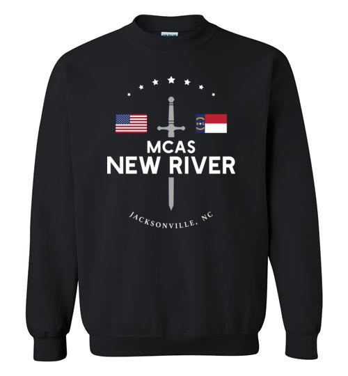MCAS New River - Men's/Unisex Crewneck Sweatshirt-Wandering I Store