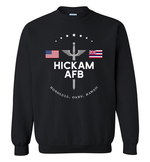 Load image into Gallery viewer, Hickam AFB - Men&#39;s/Unisex Crewneck Sweatshirt-Wandering I Store
