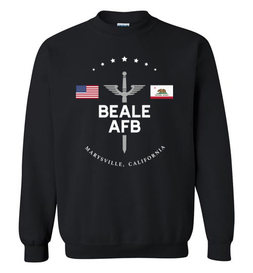 Beale AFB - Men's/Unisex Crewneck Sweatshirt-Wandering I Store