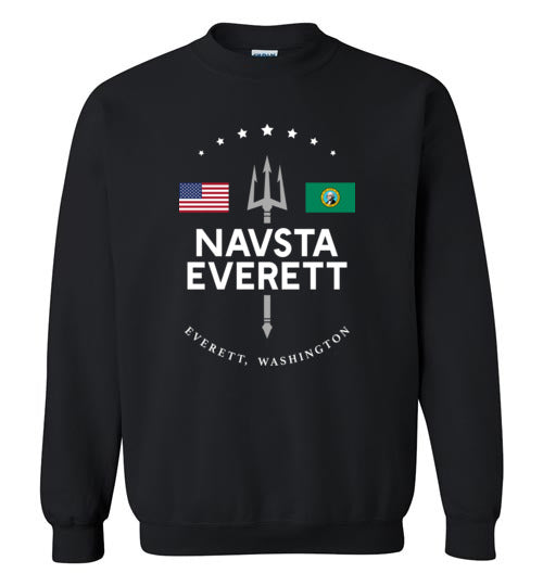 Load image into Gallery viewer, NAVSTA Everett - Men&#39;s/Unisex Crewneck Sweatshirt-Wandering I Store
