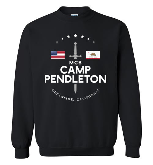 Load image into Gallery viewer, MCB Camp Pendleton - Men&#39;s/Unisex Crewneck Sweatshirt-Wandering I Store
