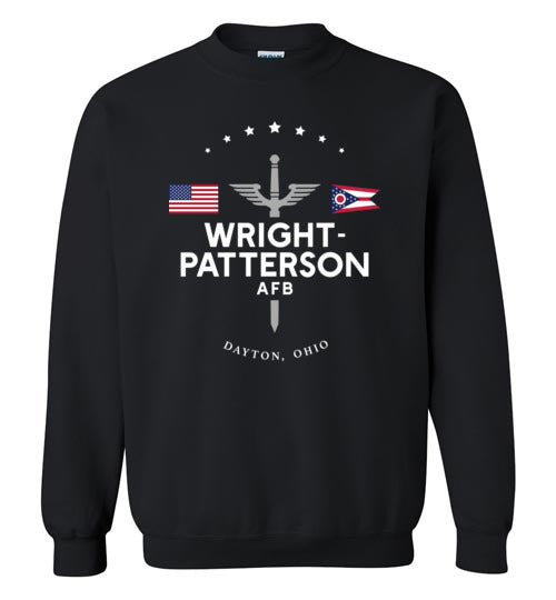 Load image into Gallery viewer, Wright-Patterson AFB - Men&#39;s/Unisex Crewneck Sweatshirt-Wandering I Store

