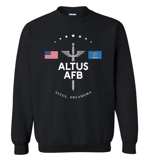 Altus AFB - Men's/Unisex Crewneck Sweatshirt-Wandering I Store