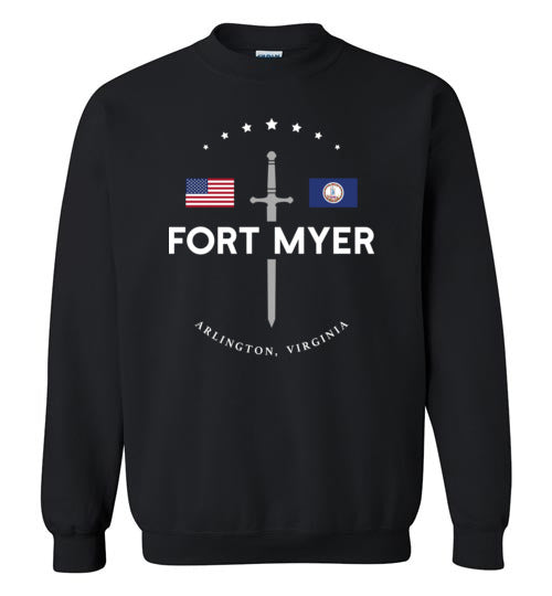 Fort Myer - Men's/Unisex Crewneck Sweatshirt-Wandering I Store