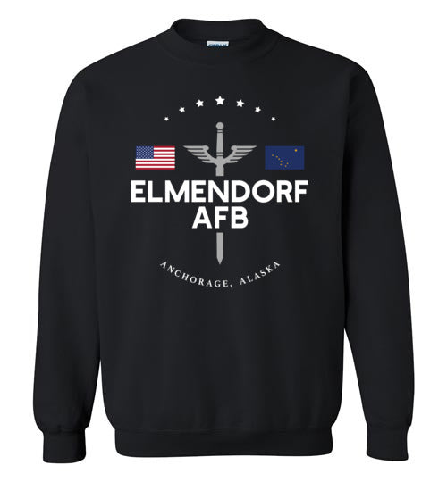 Elmendorf AFB - Men's/Unisex Crewneck Sweatshirt-Wandering I Store