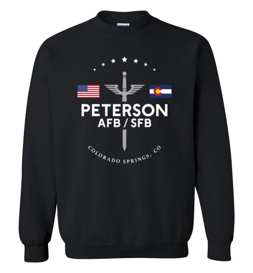 Peterson AFB/SFB - Men's/Unisex Crewneck Sweatshirt-Wandering I Store