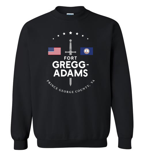 Fort Gregg-Adams - Men's/Unisex Crewneck Sweatshirt-Wandering I Store