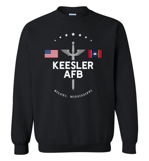 Load image into Gallery viewer, Keesler AFB - Men&#39;s/Unisex Crewneck Sweatshirt-Wandering I Store
