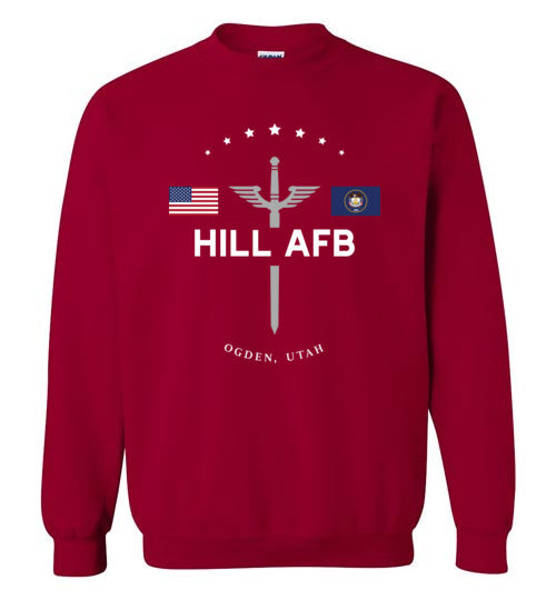 Load image into Gallery viewer, Hill AFB - Men&#39;s/Unisex Crewneck Sweatshirt-Wandering I Store
