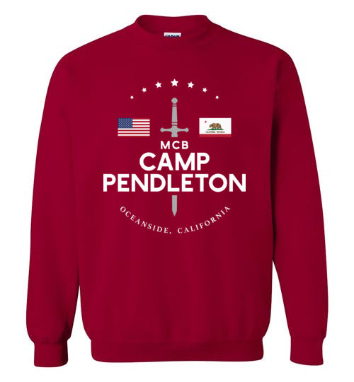 MCB Camp Pendleton - Men's/Unisex Crewneck Sweatshirt-Wandering I Store