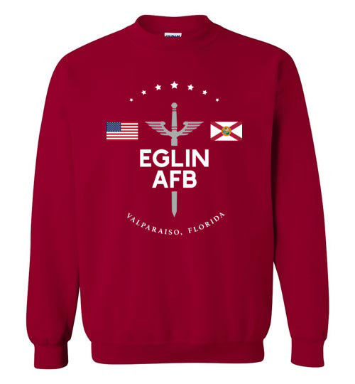 Eglin AFB - Men's/Unisex Crewneck Sweatshirt-Wandering I Store