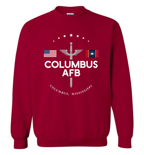 Load image into Gallery viewer, Columbus AFB - Men&#39;s/Unisex Crewneck Sweatshirt-Wandering I Store
