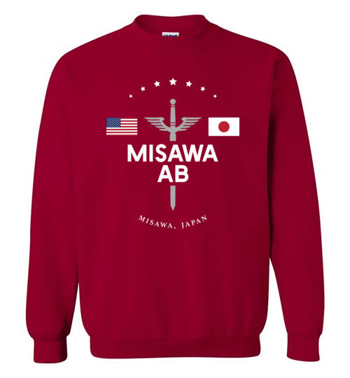 Load image into Gallery viewer, Misawa AB - Men&#39;s/Unisex Crewneck Sweatshirt-Wandering I Store
