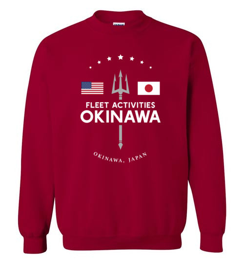 Load image into Gallery viewer, Fleet Activities Okinawa - Men&#39;s/Unisex Crewneck Sweatshirt-Wandering I Store

