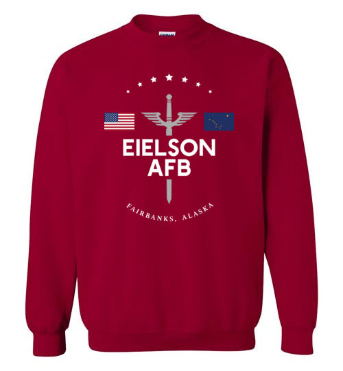 Eielson AFB - Men's/Unisex Crewneck Sweatshirt-Wandering I Store