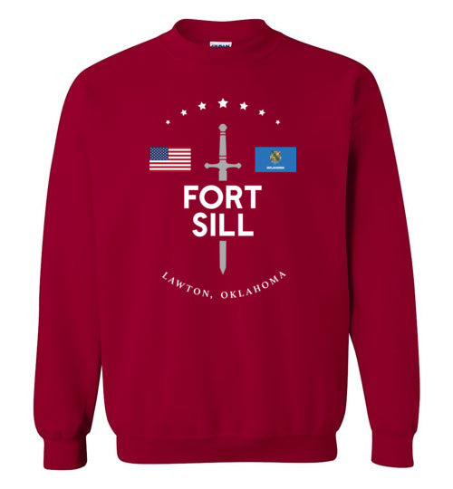 Load image into Gallery viewer, Fort Sill - Men&#39;s/Unisex Crewneck Sweatshirt-Wandering I Store
