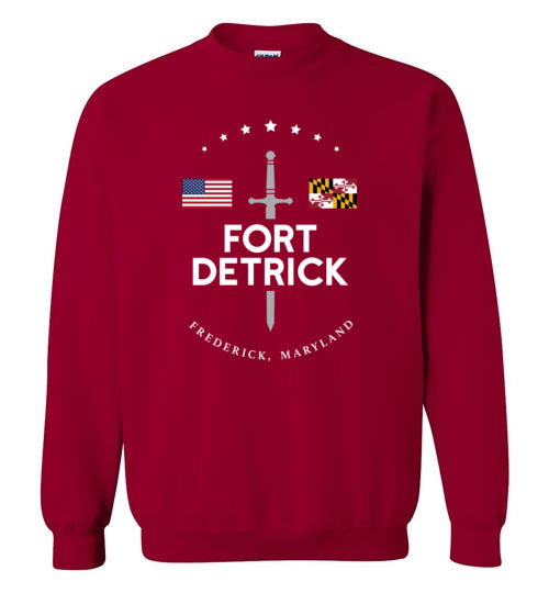 Load image into Gallery viewer, Fort Detrick - Men&#39;s/Unisex Crewneck Sweatshirt-Wandering I Store
