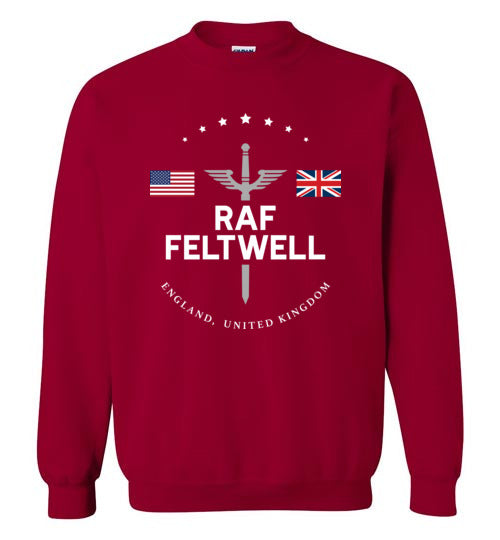 Load image into Gallery viewer, RAF Feltwell - Men&#39;s/Unisex Crewneck Sweatshirt-Wandering I Store
