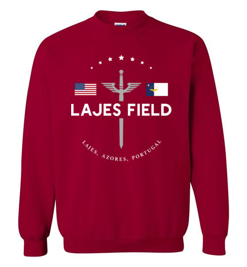 Lajes Field - Men's/Unisex Crewneck Sweatshirt-Wandering I Store