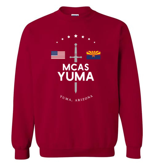 MCAS Yuma - Men's/Unisex Crewneck Sweatshirt-Wandering I Store