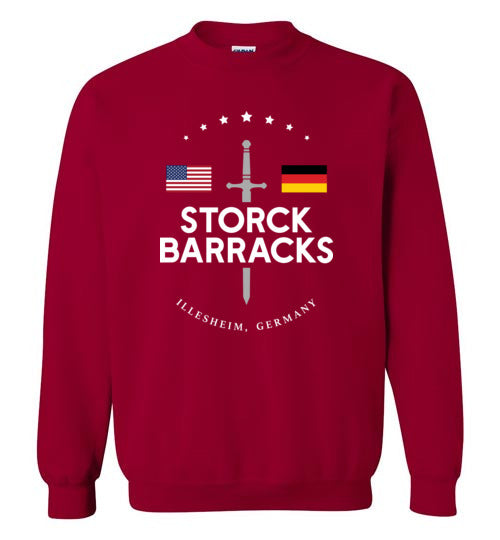Storck Barracks - Men's/Unisex Crewneck Sweatshirt-Wandering I Store