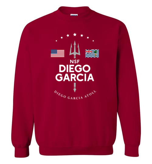 NSF Diego Garcia - Men's/Unisex Crewneck Sweatshirt-Wandering I Store