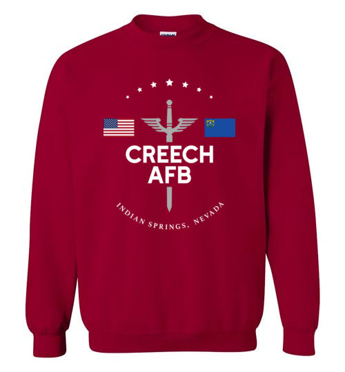 Creech AFB - Men's/Unisex Crewneck Sweatshirt-Wandering I Store
