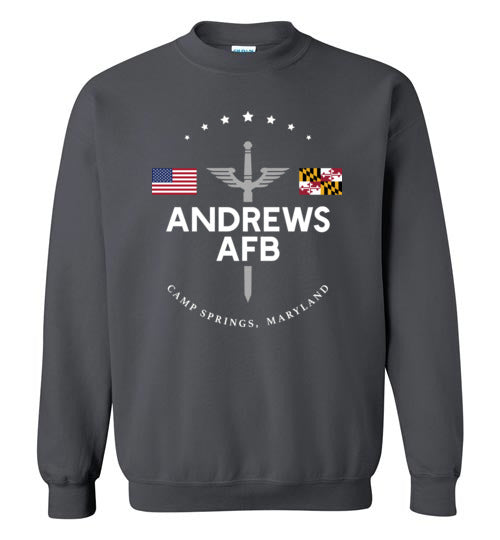 Load image into Gallery viewer, Andrews AFB - Men&#39;s/Unisex Crewneck Sweatshirt-Wandering I Store
