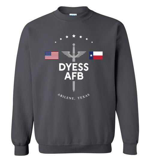 Dyess AFB - Men's/Unisex Crewneck Sweatshirt-Wandering I Store