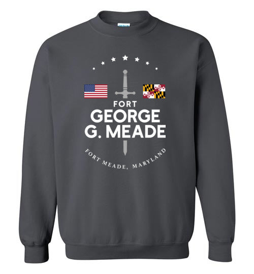 Load image into Gallery viewer, Fort George G. Meade - Men&#39;s/Unisex Crewneck Sweatshirt-Wandering I Store
